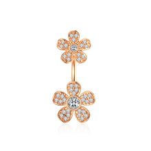 Load image into Gallery viewer, Exquisite Zircon Navel Ring Navel Stud Piercing Jewelry
