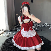 Load image into Gallery viewer, Christmas Clothing Online Red Female Anchor Suit Cosplay Sexy Rabbit Women's Costume
