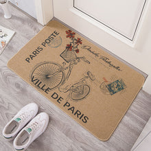 Load image into Gallery viewer, Imitation Sword Hemp Printing Rubber Floor Mat Rubber Bathroom Non-Slip Mat Absorbent Home Carpet
