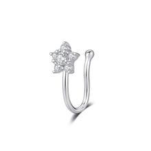 Load image into Gallery viewer, Zircon Nasal Splint Fake Nose Ring Piercing Jewelry
