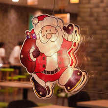 Load image into Gallery viewer, Window Hanging Lights Christmas Decoration Shop Atmosphere Scene Layout Holiday Led Sucker Decorative Lights
