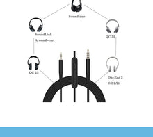 Load image into Gallery viewer, Applicable to Bose QC25 QC35 Qc45 NC700 Headphone Cable Cable 2.5 to 3.5 Port Accessories
