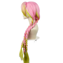 Load image into Gallery viewer, Kimetsu No Yaiba Cos Wig Mansi Honey Glass Gradient Twist Braid Anime Cosplay Modeling Style
