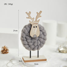 Load image into Gallery viewer, Christmas Gift Decoration Wooden Wool Felt Cute Santa Claus Christmas Tree Desktop Decoration Kids Gift
