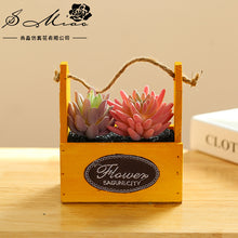 Load image into Gallery viewer, Artificial Plant Wood Combination Bonsai Home Decoration Artificial Flowers Desktop Decoration Factory Direct Sales Artificial Flower Wall Hanging
