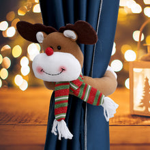 Load image into Gallery viewer, Christmas Decoration Supplies Creative Curtain Buckle Small Cartoon Elderly Snowman Elk Curtain Layout

