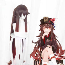 Load image into Gallery viewer, Walnut Cosplay Wig Brown Black Face Shaping Cos Game  Wig
