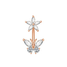 Load image into Gallery viewer, New Zircon Navel Stud Drop Oil Belly Ring Piercing Jewelry
