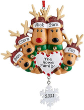 Load image into Gallery viewer, Christmas Resin Elk Love DIY Christmas Tree Pendant Christmas Decorations

