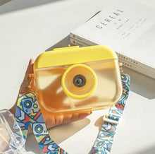 Load image into Gallery viewer, Water Bottle Fashion Creative Straw Plastic  Camera Student Adult Water s Gift Strap Outdoor Cup
