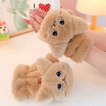 Load image into Gallery viewer, Cute Student Fleece-Lined Thickened Flip Cycling Cold Protection Warm Plush Gloves for Women Winter
