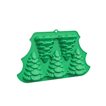 Load image into Gallery viewer, Christmas Gift 5 Grid Green Emulation Christmas Tree Mold Silica Gel Cake Baking Tray Christmas Tree Christmas Decoration
