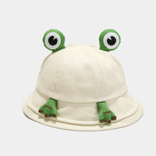 Load image into Gallery viewer, Cute Frog Hat Spring and Summer Korean Style All-Matching Fisherman Hat Student Cartoon Sun Protection Sun Hat Basin
