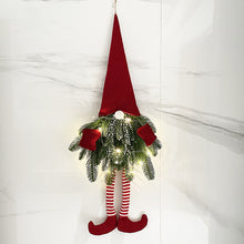 Load image into Gallery viewer, Christmas Decoration Supplies Garland Long Legs Faceless Elderly Pendant
