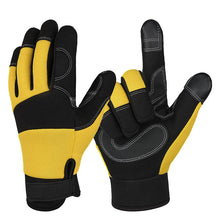 Load image into Gallery viewer, Work Gloves Touch Screen Breathable, Wear-Resistant and Non-Slip Outdoor Gardening Labor Protection Gloves

