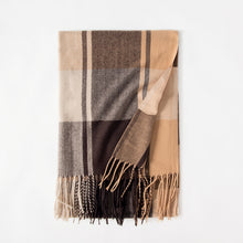 Load image into Gallery viewer, Artificial Cashmere Scarf 2023 New Winter Women's Shawl Thickened Warm Fringe Bib
