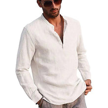 Load image into Gallery viewer, Men's Long-Sleeved Casual Shirt Hot Men's Top
