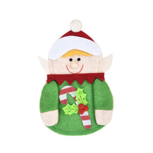 Load image into Gallery viewer, Christmas Decorations Creative Cartoon Doll Knife and Fork Set Holiday Restaurant Tableware Set Decoration Supplies

