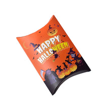 Load image into Gallery viewer, 20PCs Cute Halloween Theme Paper Bag Candy Pillow Box Creative Packaging Gift Paper Box
