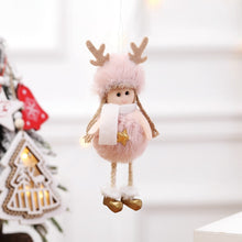 Load image into Gallery viewer, 2pcs Christmas Plush Angel Pendant Children Cute Doll Girl Gift Christmas Tree Pendant
