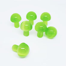 Load image into Gallery viewer, 5PCs Natural Crystal Agate Mushroom 2cm Mini Small Mushroom Crystal Crafts Micro Landscape Ornaments Decorations
