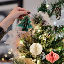 Load image into Gallery viewer, Christmas Decoration Christmas Tree Honeycomb Ball Hanging Ornament Mini Decoration Props Party Decoration Supplies
