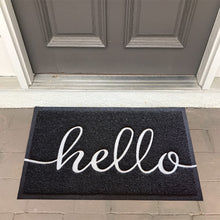 Load image into Gallery viewer, Hello Welcome Home Entry Door Mat Wire Loop Foot Mat Carpet Dust-Proof Mat
