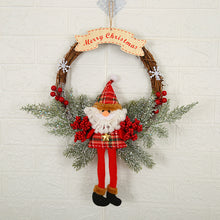 Load image into Gallery viewer, Christmas Garland 2023 Christmas Decoration Shopping Mall Hotel 30cm Small Wreath Window Pendant
