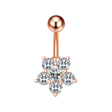 Load image into Gallery viewer, Zircon Navel Ring Navel Stud Piercing Jewelry for Women
