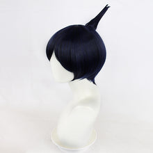 Load image into Gallery viewer, Chainsaw Man Cos Wig Chain Saw Man Early Sichuan Autumn Anime Character Cosplay Early Sichuan Maxi Blue and Black Wig
