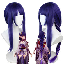 Load image into Gallery viewer, Profoundly Mad Gambler Snake Dream Cos Wig Hell Girl Devil Love Three Knives Princess Qi Cut Black Long Straight
