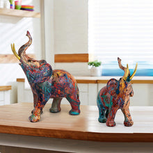 Load image into Gallery viewer, Elephant Ornaments Vintage Home Decor Creative Resin Crafts Living Room Decorative Ornament
