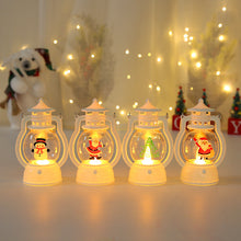 Load image into Gallery viewer, LED Christmas Decorative Lights Storm Lantern Santa Claus Snowman Barn Lantern Portable Lamp Christmas Gift Decoration Ornaments
