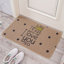 Load image into Gallery viewer, Imitation Sword Hemp Printing Rubber Floor Mat Rubber Bathroom Non-Slip Mat Absorbent Home Carpet
