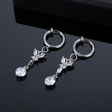 Load image into Gallery viewer, New Belly Umbilical Ring Navel Stud Elastic Earrings Hanging Butterfly Umbilical Ring
