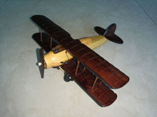 Load image into Gallery viewer, Wooden Vintage Handmade Airplane Scale Model Ornaments Decor Creative Home Desktop Retro Aircraft Decoration Toy Gift Collection

