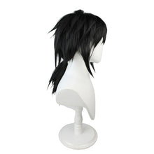 Load image into Gallery viewer, Kimetsu No Yaiba Fugang Yiyong Cos Wig Water Column Big Anti-Curling Thickened Fluffy Wig Ponytail One-Piece Hair Binding
