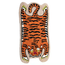 Load image into Gallery viewer, Cartoon Tiger Personality Carpet Children's Room Crawling Non-Slip Floor Mat Study Long Rug
