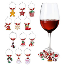 Load image into Gallery viewer, Retro Zinc Alloy Accessories Accessories Dripping Oil Christmas Series Pendant Holiday Jewelry 50pcs/Bag
