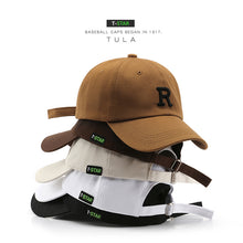 Load image into Gallery viewer, New Fashion Baseball Cap for Women and Men Cotton Soft Top Hats Embroidery Letter R Summer Sun Caps Casual Snapback Hat Unisex
