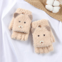 Load image into Gallery viewer, Women's Winter Cycling Gloves Windproof Warm and Cute Cartoon Deer Gloves Korean Ins Winter Hand
