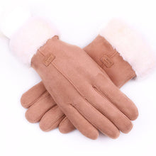 Load image into Gallery viewer, Winter Winter Fleece-Lined Thick Five Finger Warm-Keeping and Cold-Proof Cycling Korean Touch Screen Gloves
