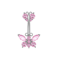 Load image into Gallery viewer, Zircon Navel Stud Grease Belly Ring Piercing Jewelry
