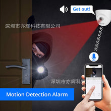 Load image into Gallery viewer, Rotating 360 Degrees Conch Home Mobile Phone Remote HD WiFi Network Semi-Dome Surveillance Camera
