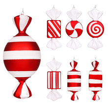 Load image into Gallery viewer, PVC Painted Sequins Candy Pendant 16cm Christmas Tree Decoration Party Gathering Arrange Hangings
