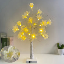 Load image into Gallery viewer, LED Artificial Tree Lights Colored Lights Christmas Festival Room Bedside Decorative Table Lamp Silver Birch Small Night Lamp
