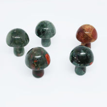 Load image into Gallery viewer, 5PCs Natural Crystal Agate Mushroom 2cm Mini Small Mushroom Crystal Crafts Micro Landscape Ornaments Decorations
