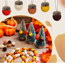 Load image into Gallery viewer, Christmas Decorations DIY Pendant Wool Felt Pine Tower Small Ball Pine Cone ACORN Garland Bouquet
