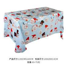 Load image into Gallery viewer, Party Christmas Halloween Thin Party Event Decoration Tablecloth Background Wall Layout
