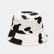 Load image into Gallery viewer, Cows Pattern Hat Female Spring and Summer New Artistic Retro Leisure Bucket Hat Korean Fashion Couple All-Matching Fisherman Hat
